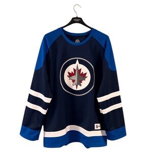 ⭐️ Official NHL Winnipeg Jets Jersey By Reebok - PTP 28